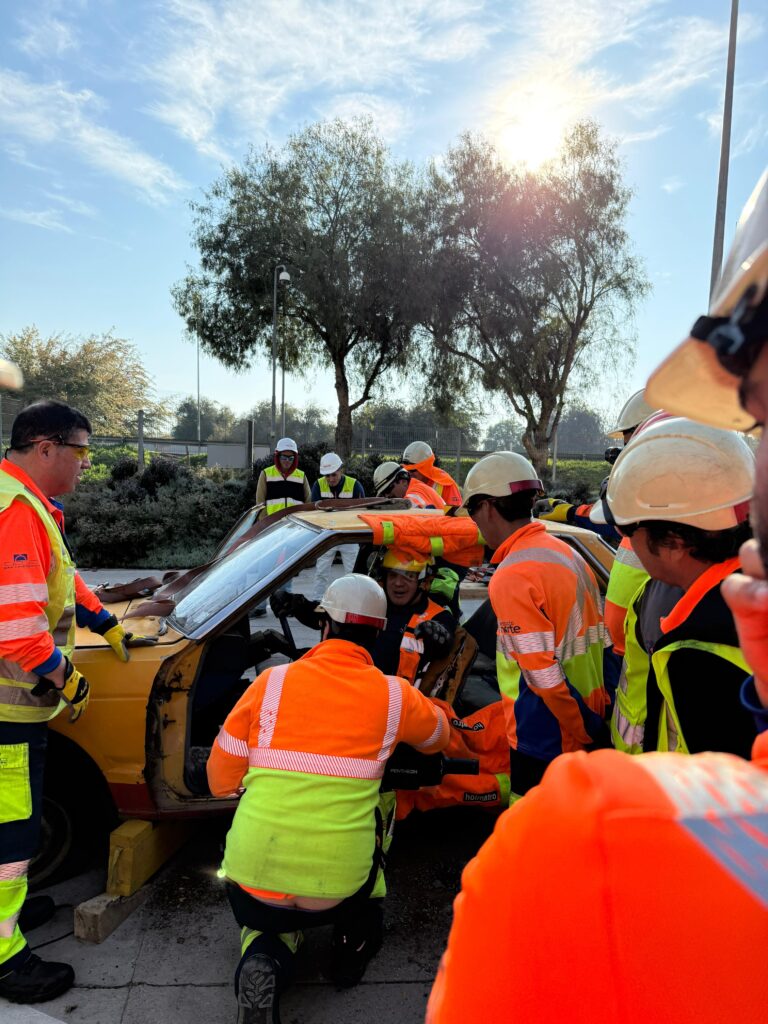 capacitación rescate vehicular